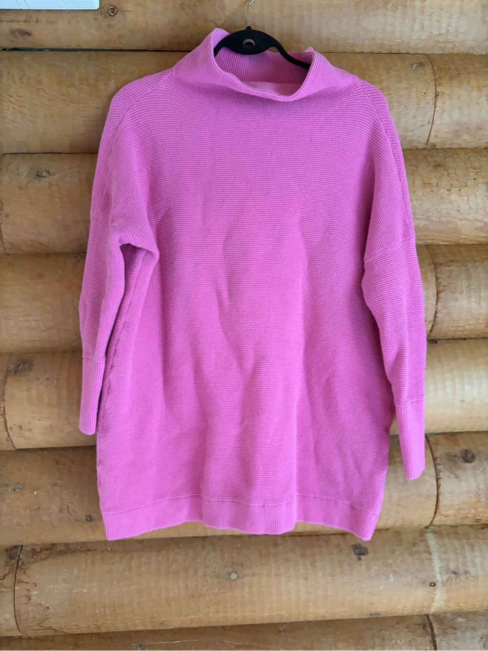 Free People Ottoman Tunic Sweater in Pink